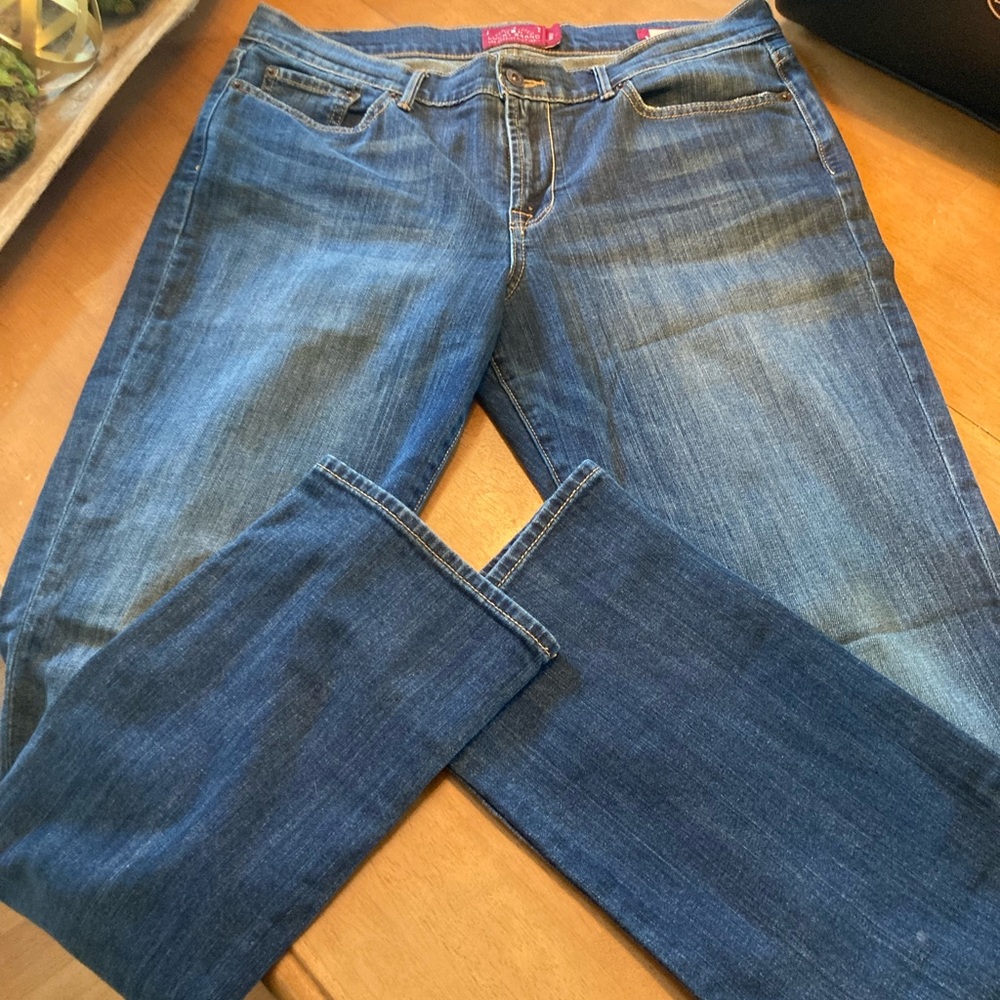 Lucky brand sweet’n straight distressed jeans